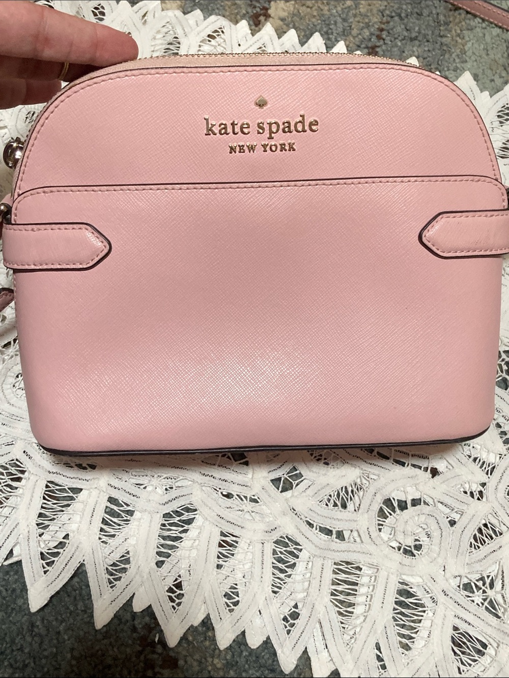kate spade Pink Saffiano Crossbody Bag